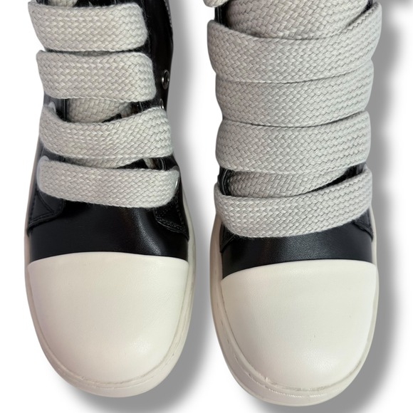 Impremey Unisex Black High Top Sneakers Platform Chunky Lace Up Side Zipper Sz 8 - Picture 13 of 16